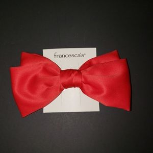 Francesca's Collection red hair bow
